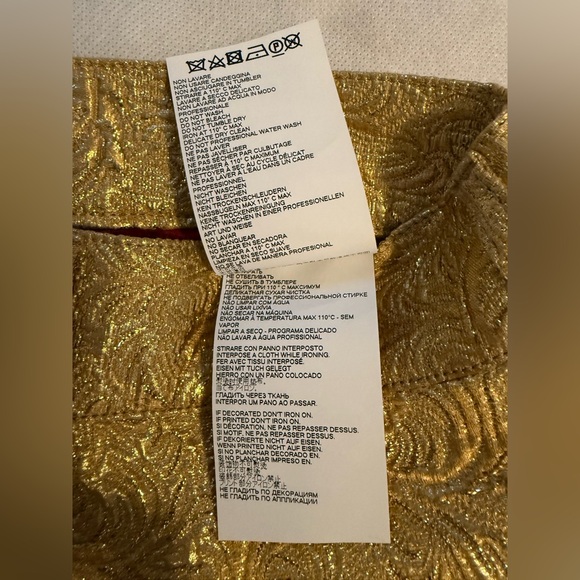 Maison Martin Margiela cotton-silk metallic brocade pants ( SS19 Runway) - Picture 11 of 17